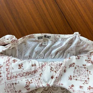 Y2K Style Derek Heart Babydoll Flowy Boho Top Handkerchief Hem Summer Cami Small thumbnail 5