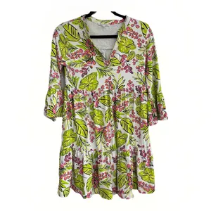 Mary Square Dress Size XS Vine Time Lime Laguna Dress SPF 50 Mini Summer thumbnail 3