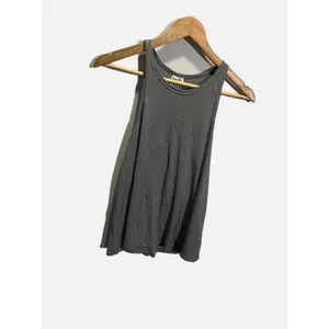 Free People‎ Tank Top Womens Medium Gray Ribbed Racerback Casual We The Free thumbnail 2