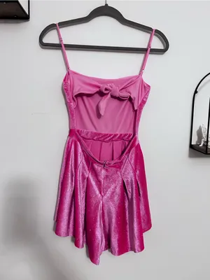 Princess Polly Lucy in the Sky Barbie Pink Glittery Sparkle CutOut Back Sleeveless Romper Small thumbnail 2