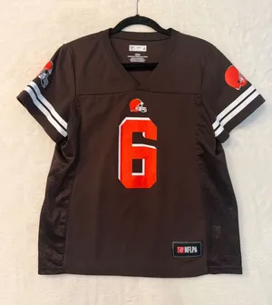 Cleveland Browns Baker Mayfield Jersey Womens Medium Brown Fanatics NFL Team‎ #6 thumbnail 1