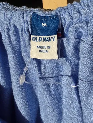 Old Navy Baby Blue Long Sleeve Dress Medium thumbnail 9