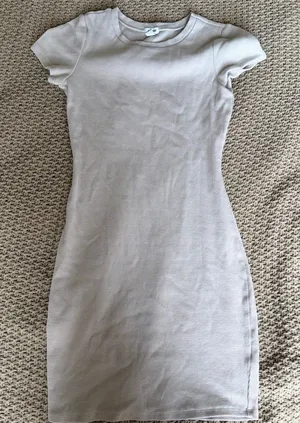 Garage Tan Bodycon Tee Shirt Dress thumbnail 1