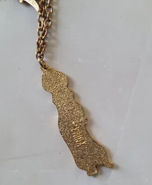 Retro Vintage Disney Princess Jasmine Gold Tone Necklace Choker thumbnail 6