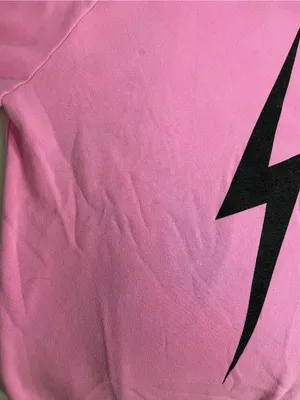 Aviator Nation Bolt Crew Logo Sweatshirt Crewneck Neon Pink Size M thumbnail 10