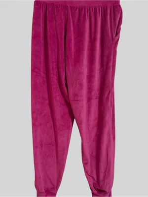 Victoria's Secret Hot Pink Velour Lounge Pants thumbnail 5