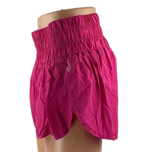 Free People FP Movement Pink High Waisted Pull On Athletic Running Shorts Size M thumbnail 2