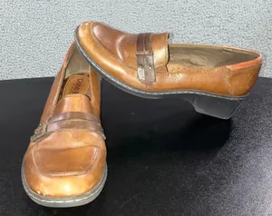 Cobb Hill by New Balance Deidre Leather Loafers Women 8.5 Keeper‎ Brown Heels thumbnail 1