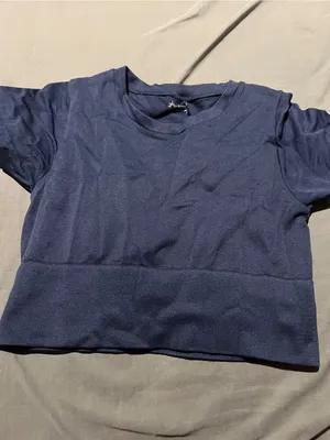 Aerie offline navy seamless crop top small thumbnail 7