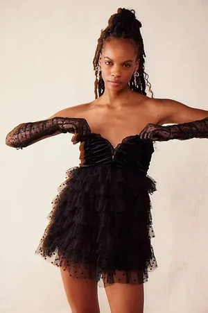 For Love And Lemons Jourdan Mini Dress Small NWT thumbnail 1