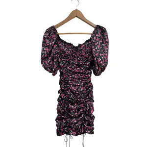For Love & Lemons Melrose Floral‎ Mini Dress Puff Sleeve XXS Cottagecore thumbnail 2