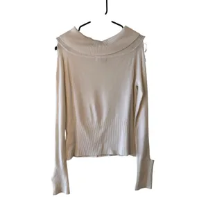 Daniel Girl White Cut Out Long Sleeve Dressy Blouse Women Sz M thumbnail 2