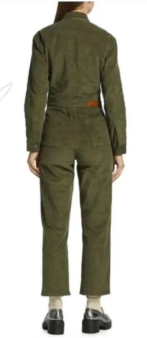 Rivet Utility‎ Bigwig Stretch Organic Cotton Corduroy Jumpsuit XL Workwear New thumbnail 1