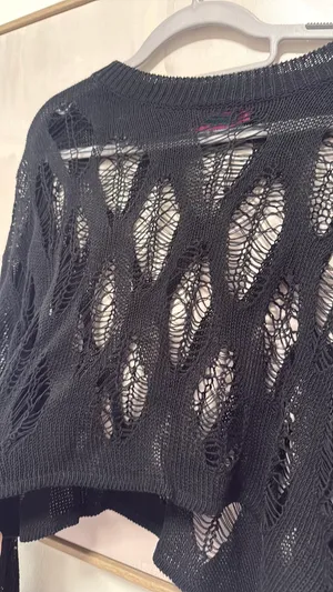 Edikted crochet cropped sweater thumbnail 2