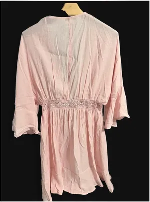 Love Tree Embroidered pink kimono thumbnail 3