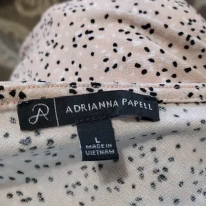 Adrianna Papell Baby Pink puff sleeve blouse thumbnail 4