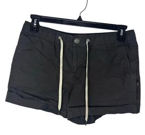 Vuori Ripstop Shorts Women's Size Medium Organic Cotton Gray Charcoal thumbnail 1