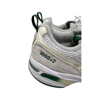 Asics Gel 1090 v2 White Green Running Shoes 6.5 thumbnail 3