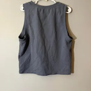 hollister grey crop top‎ thumbnail 3