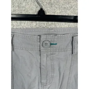 The North Face Capri Pants Womens Size 10 Gray Cargo Hiking Cotton Pockets‎ thumbnail 10