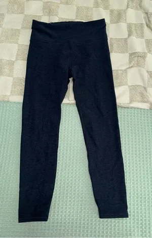 Vuori Womens High Rise Stretchy Leggings Blue Size Medium thumbnail 1