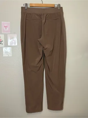 Athleta trouser pants brown earthy fall casual professional 6 straight leg thumbnail 4