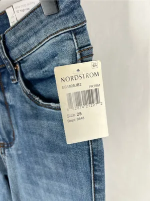 NWT STS Blue Ellie High Rise Crop Skinny Jeans Raw Hem Size 25 thumbnail 3