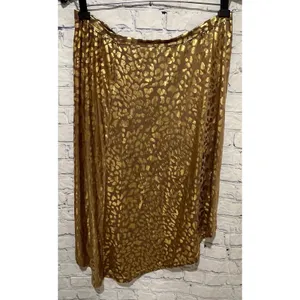 Choosy Brown & Gold Sexy Metallic Strapless Top Size 18 thumbnail 3