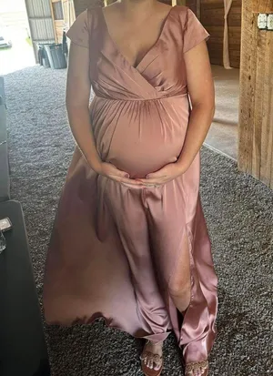 Azazie Bridesmaids Maternity Dress thumbnail 5