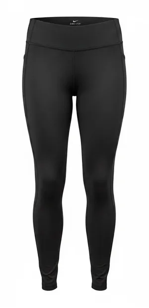 Nike Black High-Waist Dri-FIT Leggings thumbnail 1