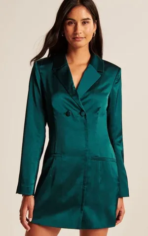 Abercrombie Satin Blazer Dress thumbnail 1