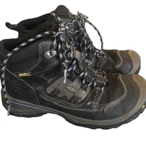 Keen Women's Ridge Flex Waterproof Hiking Boots 7 Black Outdoor Rugged Gorpcore thumbnail 2