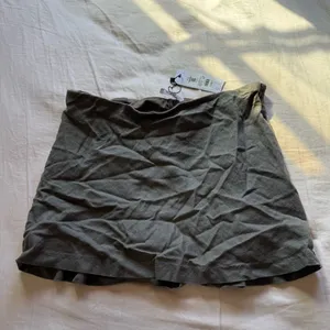 Garage - Paris A-Line Linen Micro Skort thumbnail 5