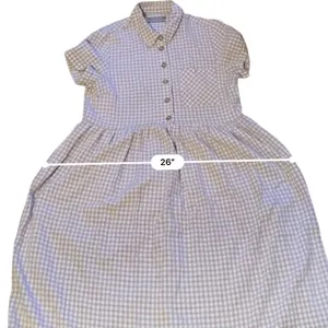 Urban‎ Outfitters Laila Seersucker Midi Dress Womens M Pink Gingham Cottagecore thumbnail 10
