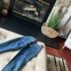 Zara Blue Denim Straight Leg Jean Size‎ 0 thumbnail 8