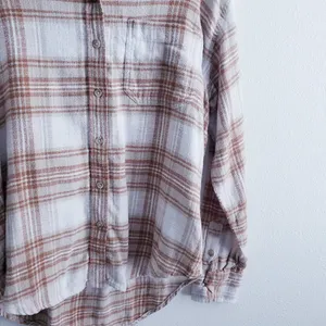 American Eagle Plaid Button Down Long Sleeve Shirt thumbnail 4