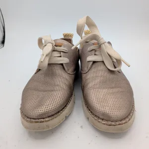 Pikolinos Vera Metallic Gold Perforated Leather Derby Shoes Size 40 Women 9.5-10 thumbnail 3