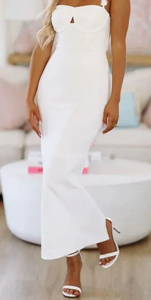Hazel and Olive White Dress thumbnail 1