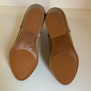 Lucky Brand Ankle Boots 6.5M Tan Faux Leather Western Booties Zip Side Stitching thumbnail 8