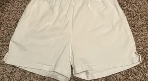 Brandy Melville white sweat shorts thumbnail 1