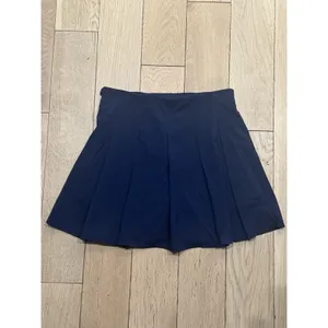 NEW JCrew Pleated Active Academic Preppy Skort Sz M Blue Performance Tennis‎ thumbnail 6