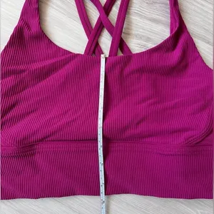 Lululemon Pink Sports Bra‎ Size M thumbnail 5