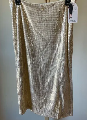 Time and Tru Sequin‎ Skirt Women's Small thumbnail 1