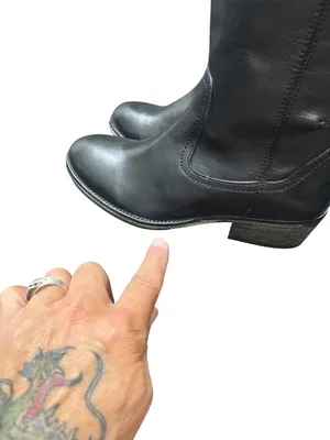 Seychelles wms black leather below knee equestrian riding boots sz 6 SKU 10-676 thumbnail 11