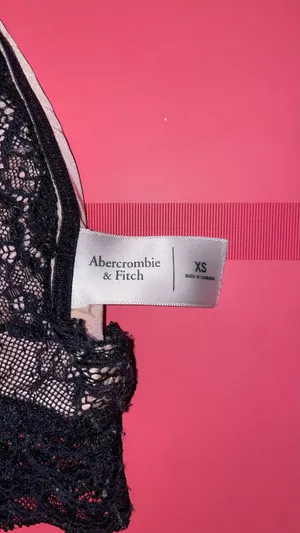 Abercrombie Black Lace Bralette XS thumbnail 3