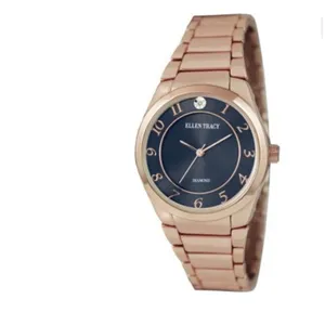 Ellen Tracy Quartz Blue Dial Ladies Analog Wrist Watch NEW thumbnail 7