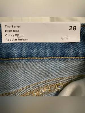 Loft The Barrel High Rise Curvy Fit NWT Size 28/6 thumbnail 4
