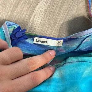 flowy and silky dress Blue Size XS thumbnail 4