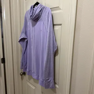 Old Navy cowl neck long sleeve active shirt light purple size XXL thumbnail 4