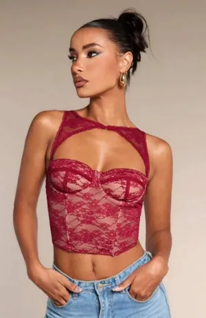 SHEIN corset top thumbnail 1